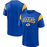 Los Angeles Rams Fanatics Branded RoyalGold Home Stretch Team Men's T-Shirt,baseball caps,new era cap wholesale,wholesale hats